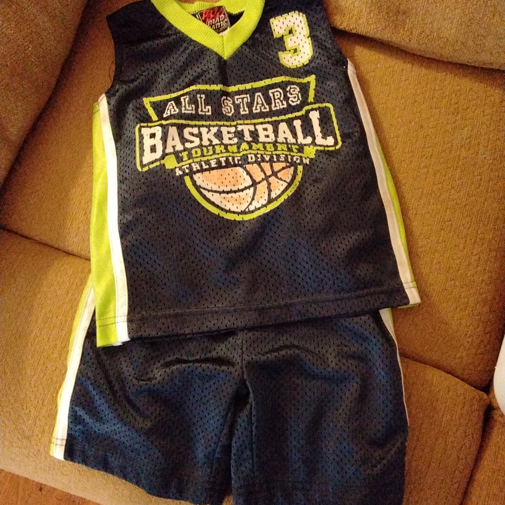 4/$10 Mad Game 4t Matching Mesh Sleeveless Tee and Short Set